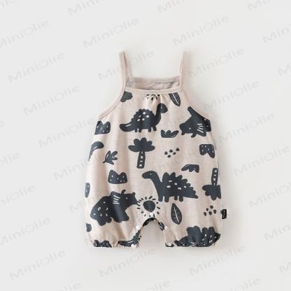Baby Animal Print Romper - Grey - 3-4T - image 10