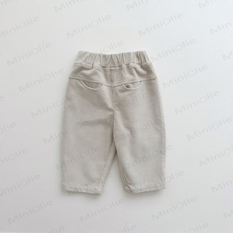 Baby Toddler Girl Cord Solid Color Pants - Beige - 8Y - image 5