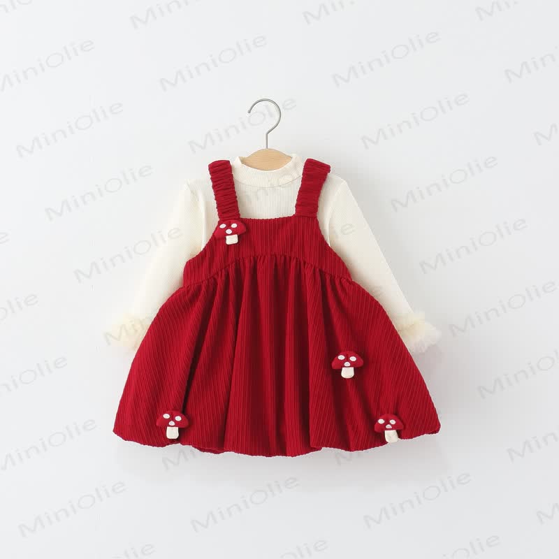Baby Mushroom Dress and Top 2-Piece Set - image 4