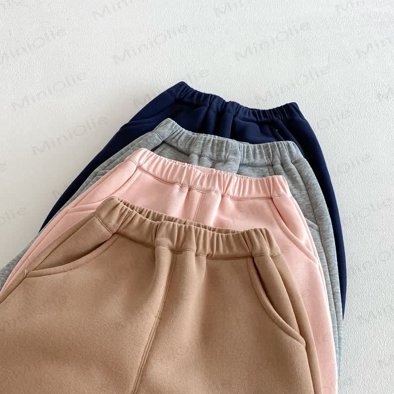 Baby Toddler Bear Fleece Lined Pants - image 8