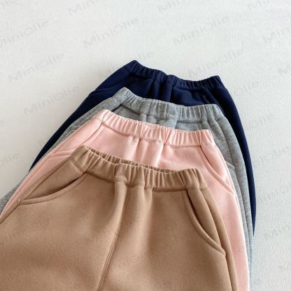 Baby Toddler Bear Fleece Lined Pants - image 8