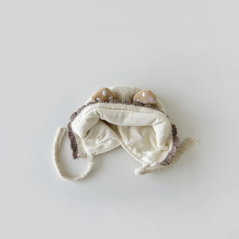 Baby Mushroom Strawberry Lovely Knit Bonnet - image 7