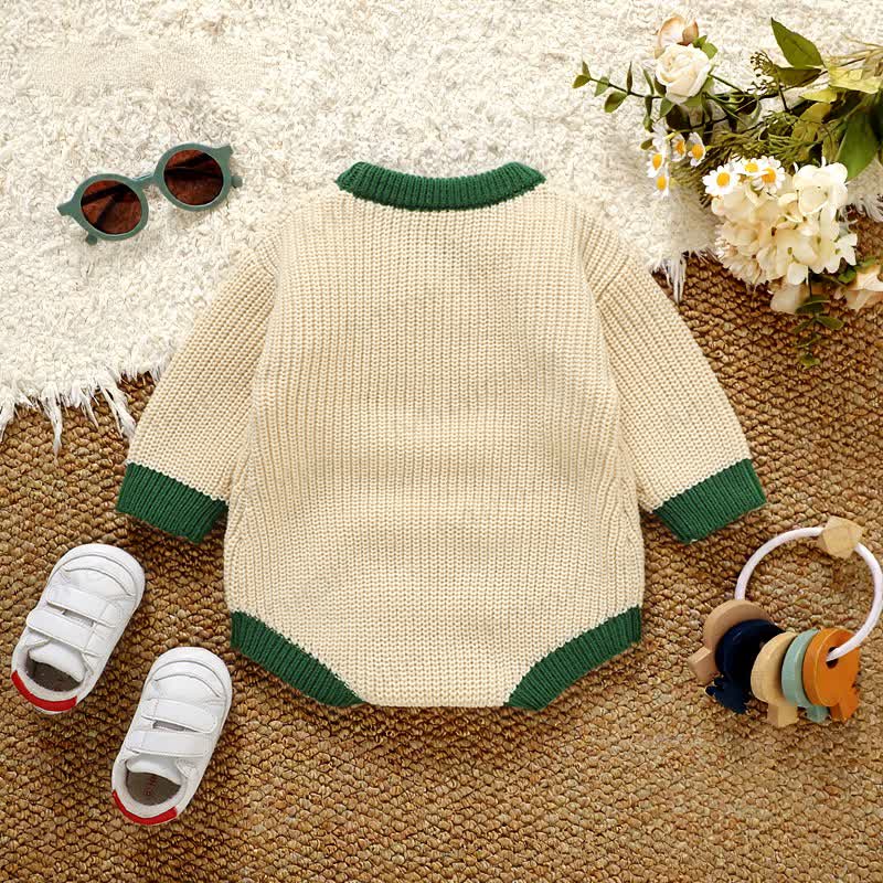 Baby Duck Embroidered Knit Bodysuit - image 2