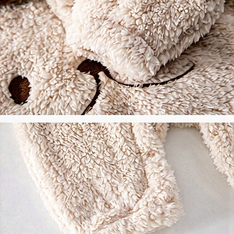 Baby Fleece Animal Romper Set with Hat - image 4