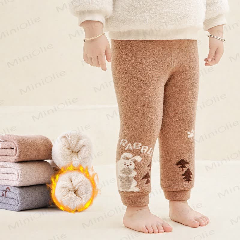 Baby Animal Fleece Lined Leggings - image 1