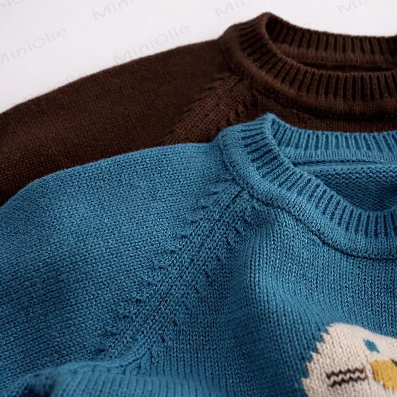 Toddler Animal Crewneck Sweater - image 5