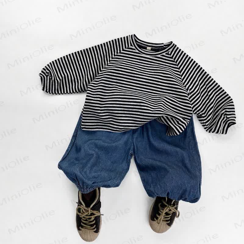 Toddler Long Sleeve Crew Neck Casual T-shirt - image 7