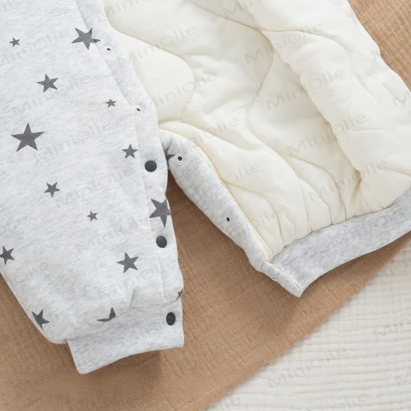 Baby Quilted Cotton Spring Romper - image 5