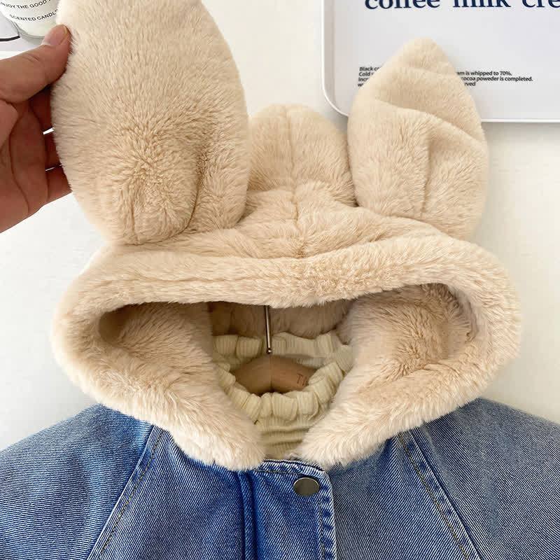 Kids Girl Bunny Cowboy Hoodie Fleece Outerwear - image 7