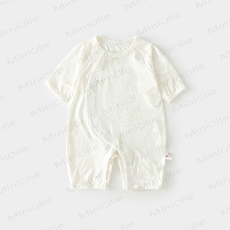 Baby Panda/Penguin Romper - White Penguin - 18-24M - image 3