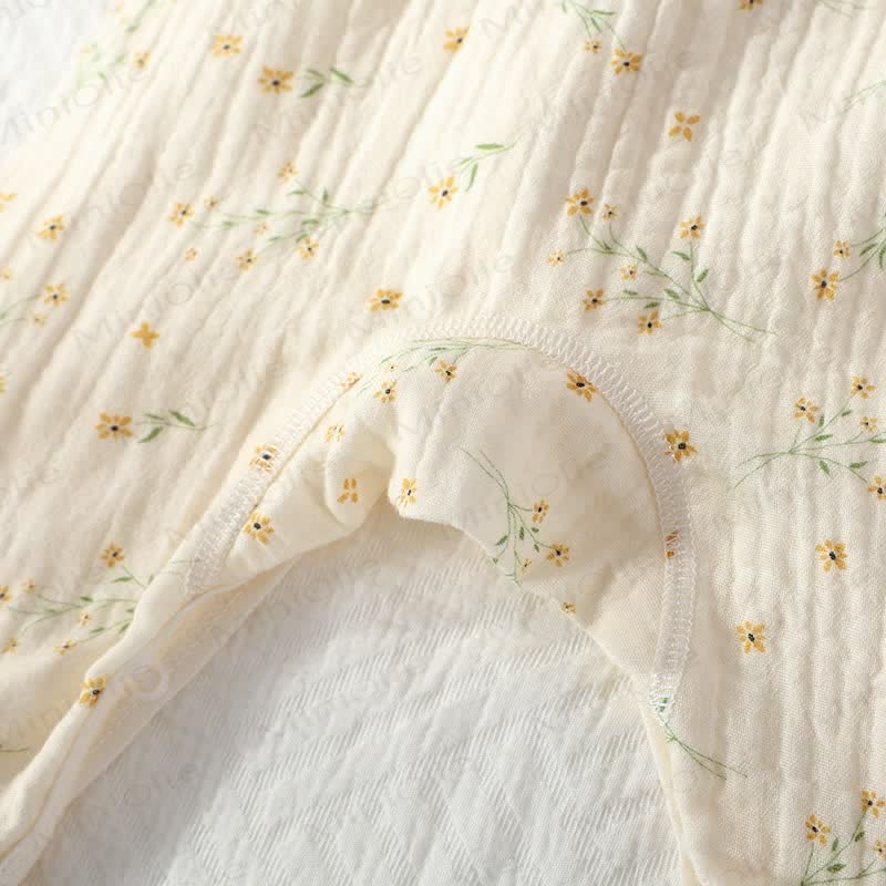 Baby Girl Orchid Daisy Beige Kimono Romper - image 10