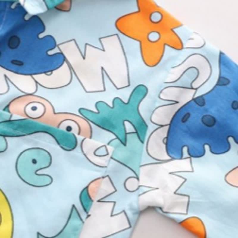 HAPPY Toddler Dino Print Shirt and Pants 2-piece Set - image 7