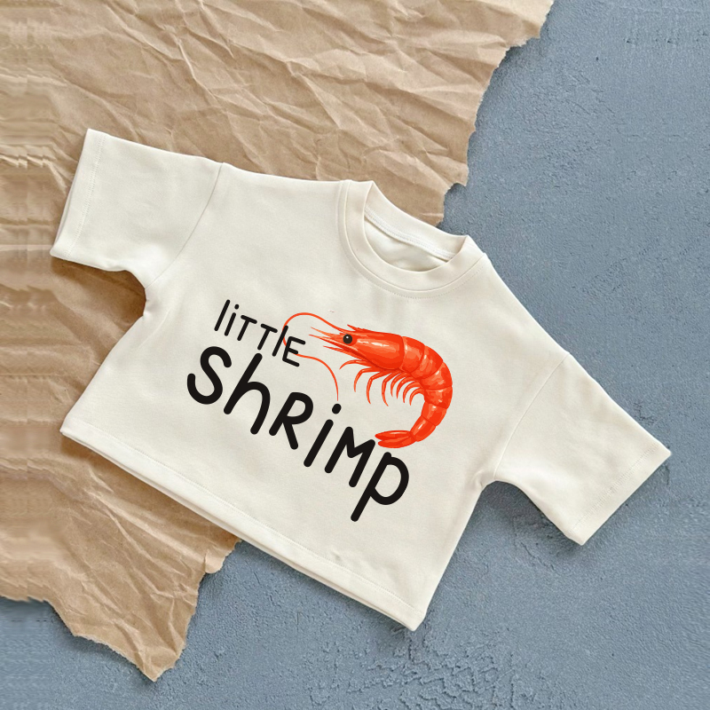 LITTLE SHRIMP Baby T-Shirt - White - 2-3T - image 1