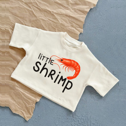 LITTLE SHRIMP Baby T-Shirt - White - 2-3T - image 1