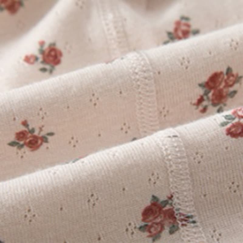 Toddler Baby Girls Floral Ruffle Collar Pajama Set - image 7