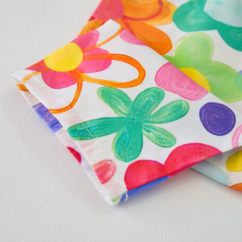 Baby Toddler Colorful Flower Sleeveless 2-piece Set - image 6