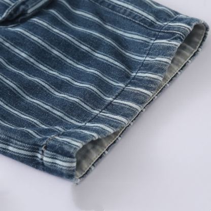 Toddler Boys Pinstripe Cargo Wide Leg Pants - image 9