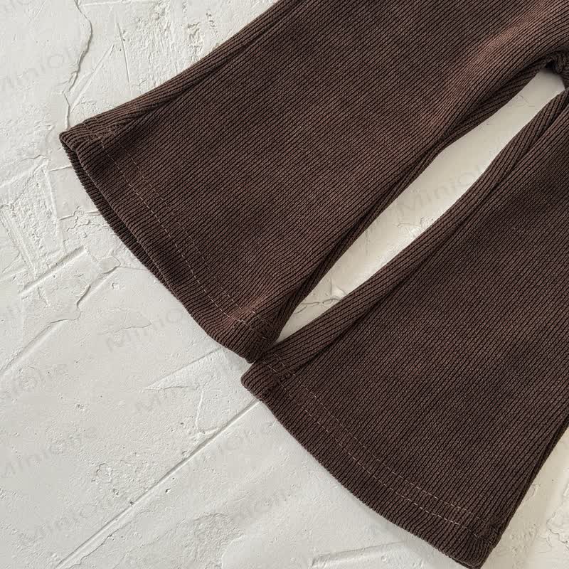 Baby Flower Knit Dark Brown 2-piece Set - image 15