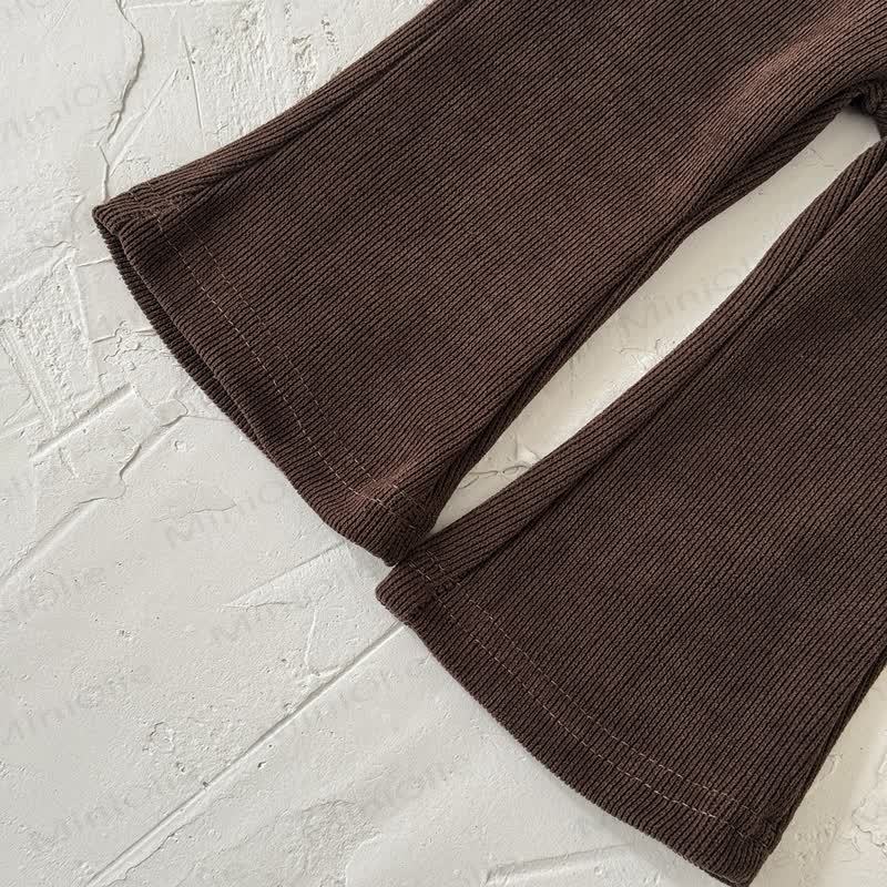 Baby Flower Knit Dark Brown 2-piece Set - image 15