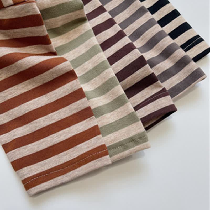 Toddler Striped Crew Neck T-shirt - image 9