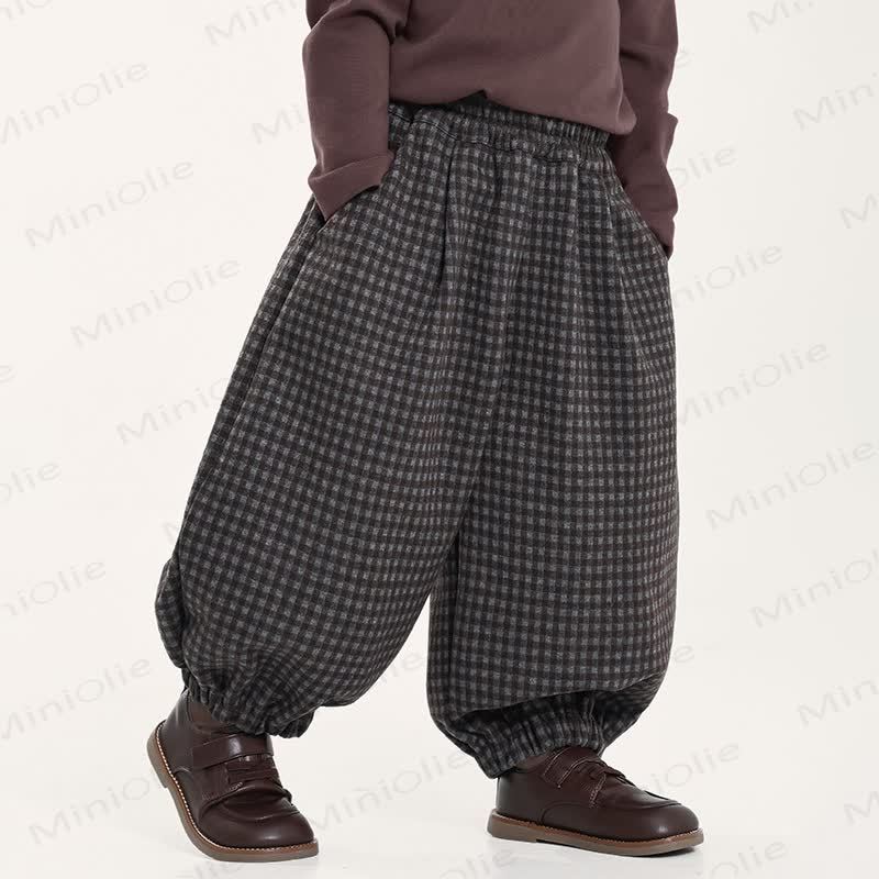 Toddler Boy Plaid Jogger Pants - image 3