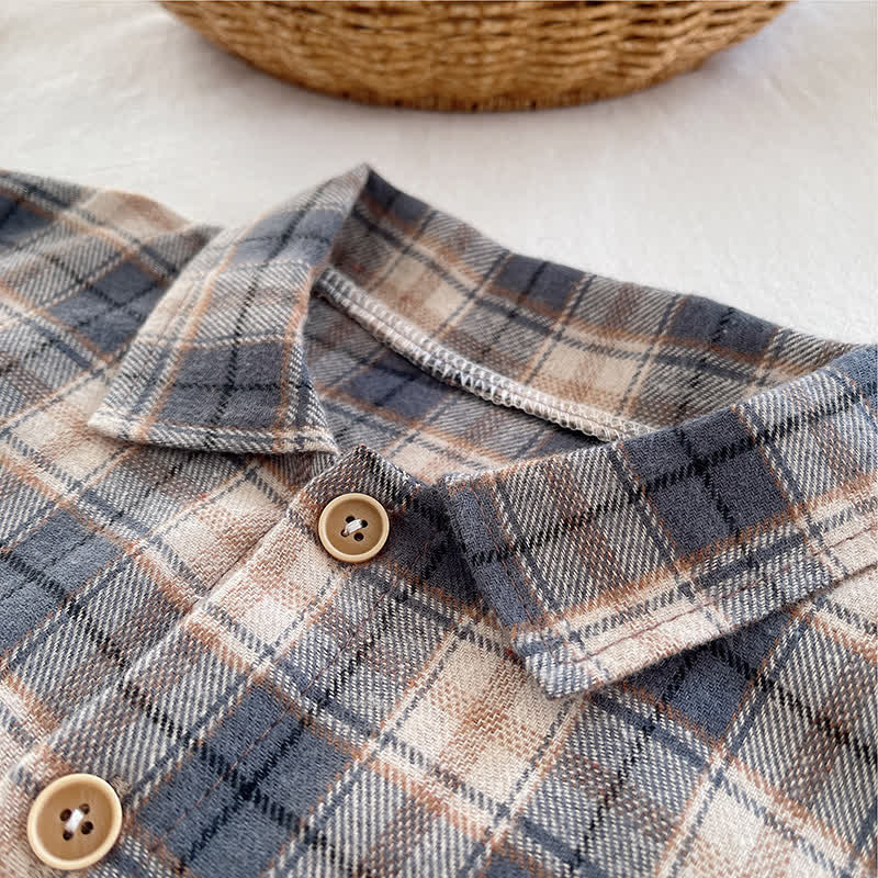 Baby Toddler Boy Plaid 2-piece Set - image 13