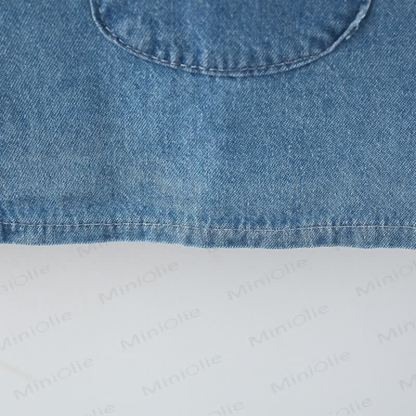 Baby Big Bow Denim Sweet Dress - image 9