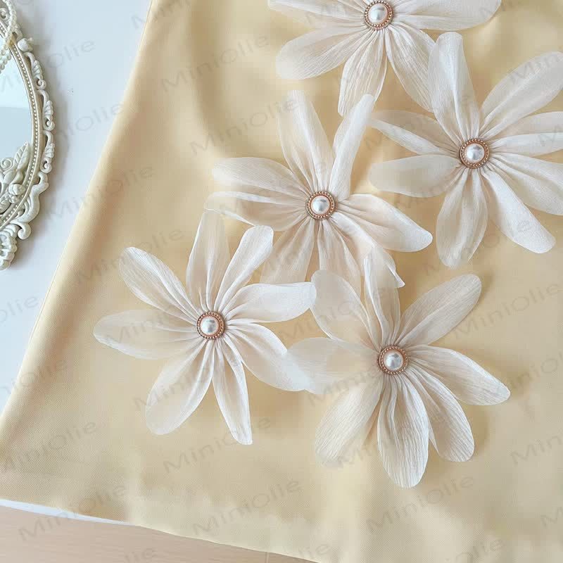 Toddler 3D Flower Sleeveless Graceful Dress - image 22