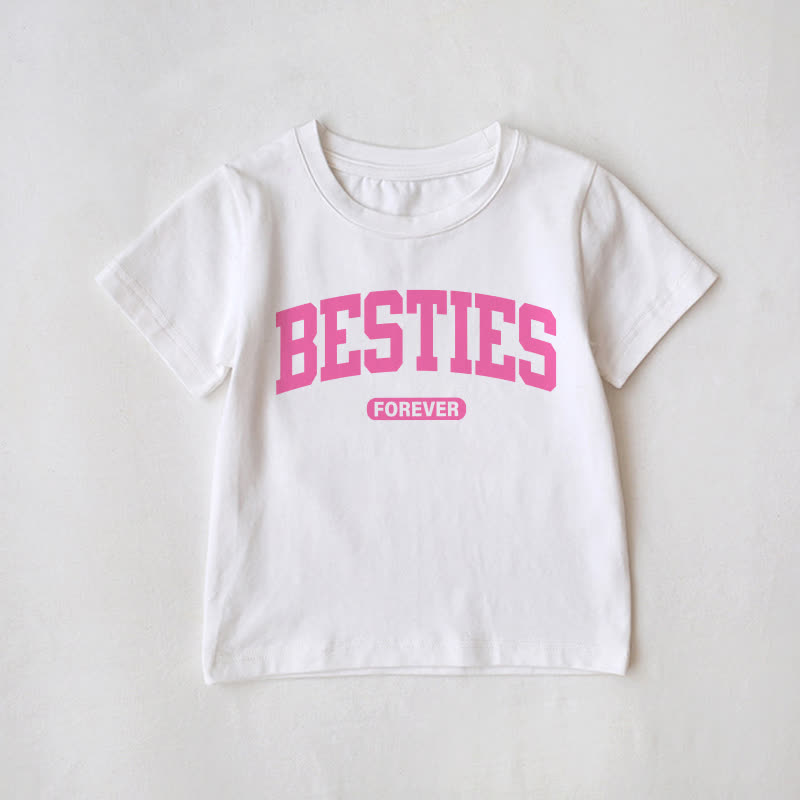 BESTIES FOREVER Family White Slogan Matching T-Shirt - White - Baby T-Shirt: 2-3T - image 3