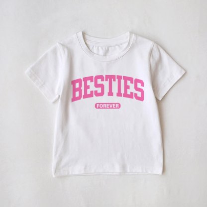 BESTIES FOREVER Family White Slogan Matching T-Shirt - White - Baby T-Shirt: 2-3T - image 3