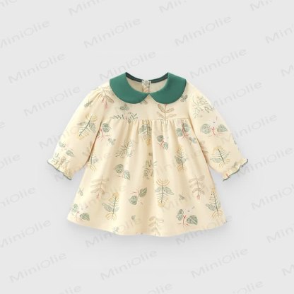 Baby Toddler Girl Flower Animal Dress - Yellow Leaf - 8Y - image 8