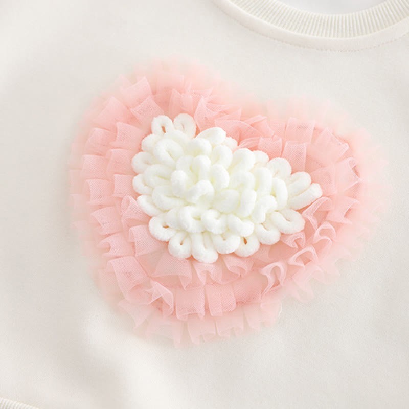 Baby Toddler Girl Love Sweater/Denim Pants 2-Piece Set - image 8