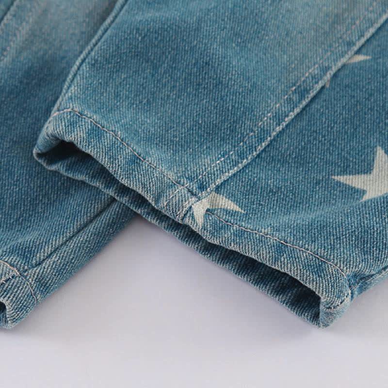 Toddler Star Print Denim Pants - image 9