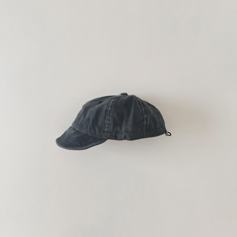 Baby Toddler Chic Washed Peaked Cap - Grey - 6M-3T - image 8