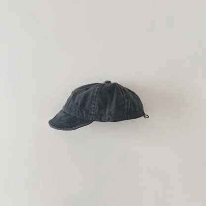 Baby Toddler Chic Washed Peaked Cap - Grey - 6M-3T - image 8