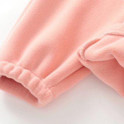 Toddler Baby Bear Patch Fleece Zip Up 2-piece Set - image 11