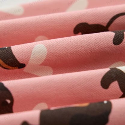 Baby Toddler Dachshund Heart Print Overalls - image 8