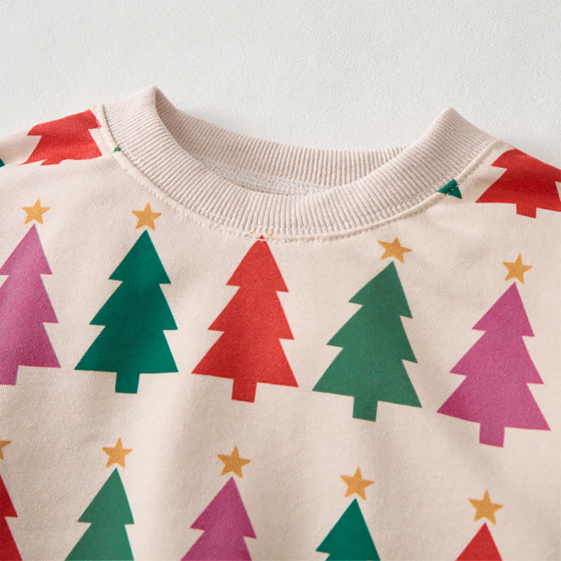 Baby 2-piece Christmas Tree Beige Set - image 4