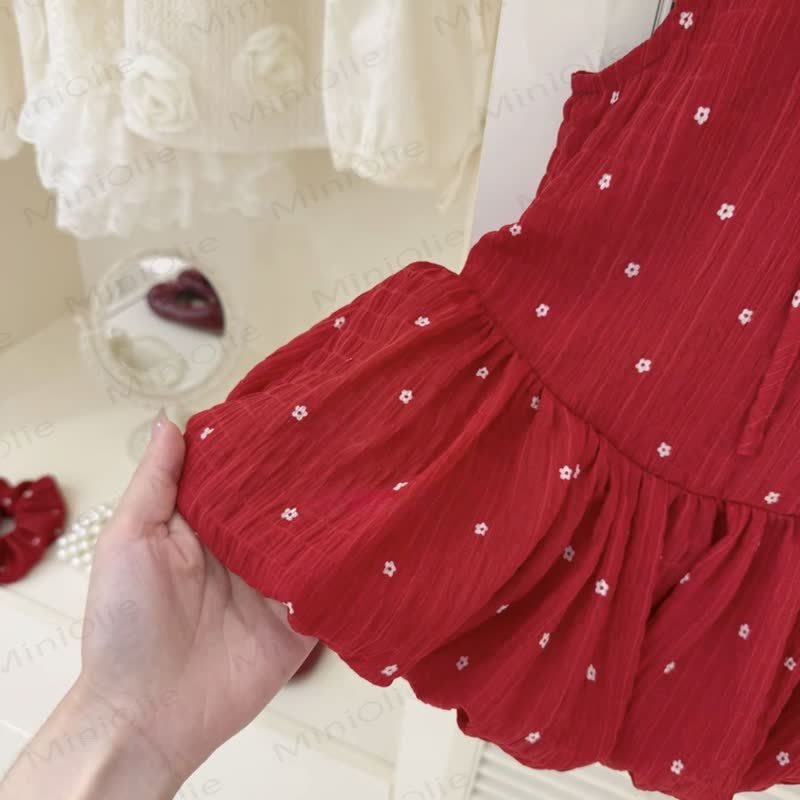 Toddler Kid Girl Flower Bow Sleeveless Dress - image 4