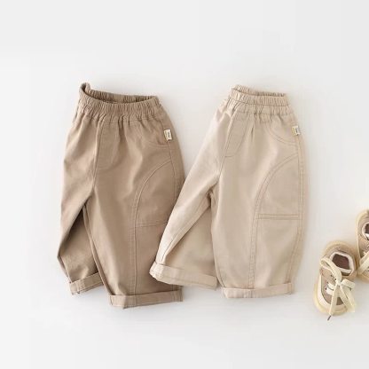 Baby Toddler Loose Solid Color Pants - image 4
