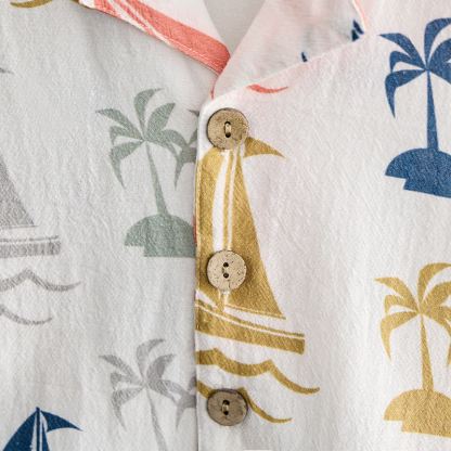 Baby Toddler Sailboat Shirt and Shorts 2-piece Set - image 4