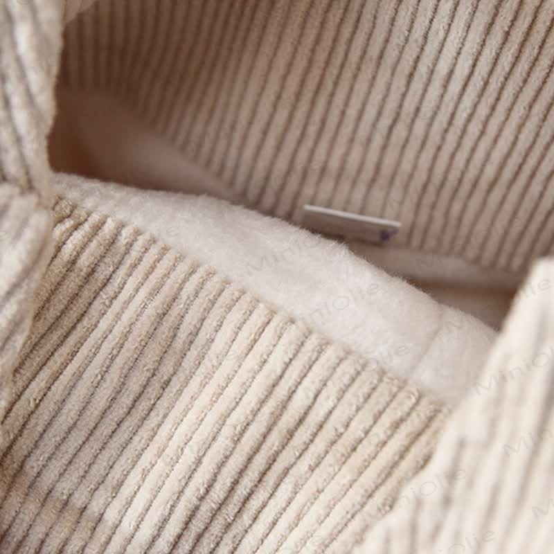 Baby Toddler Doggy Ear Cord Fleece Lined Overalls - image 13