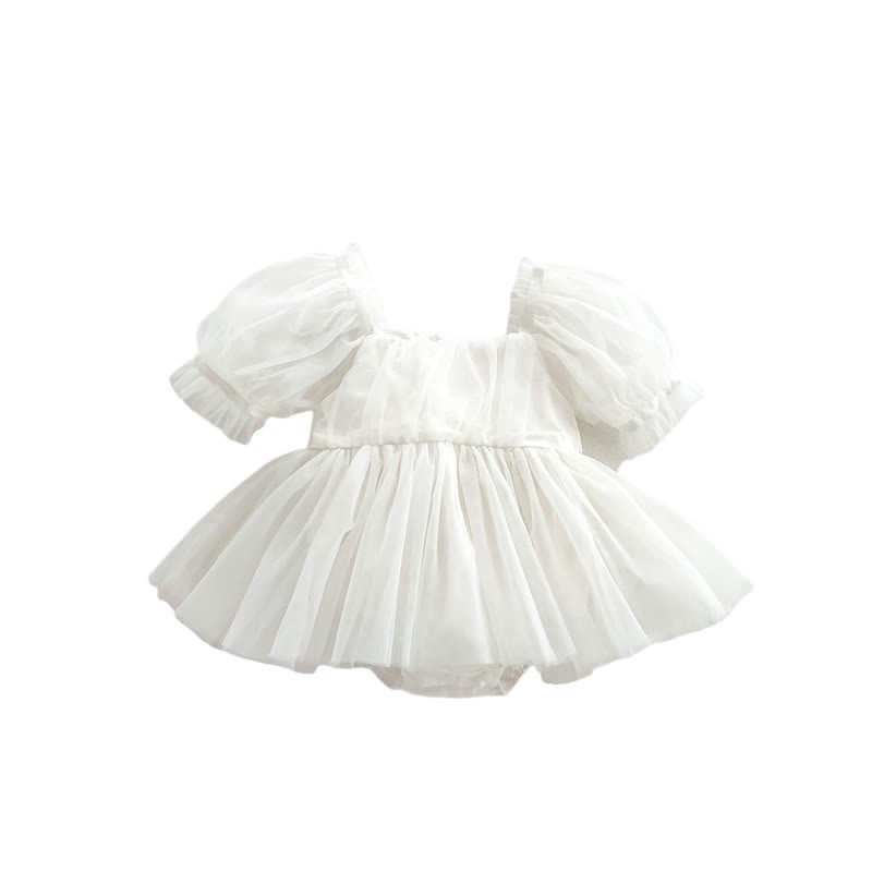 Baby Solid Color Tutu Skirted Bodysuit - image 16