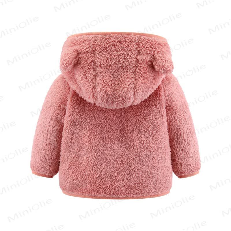 Baby Hooded Solid Color Outerwear - image 7