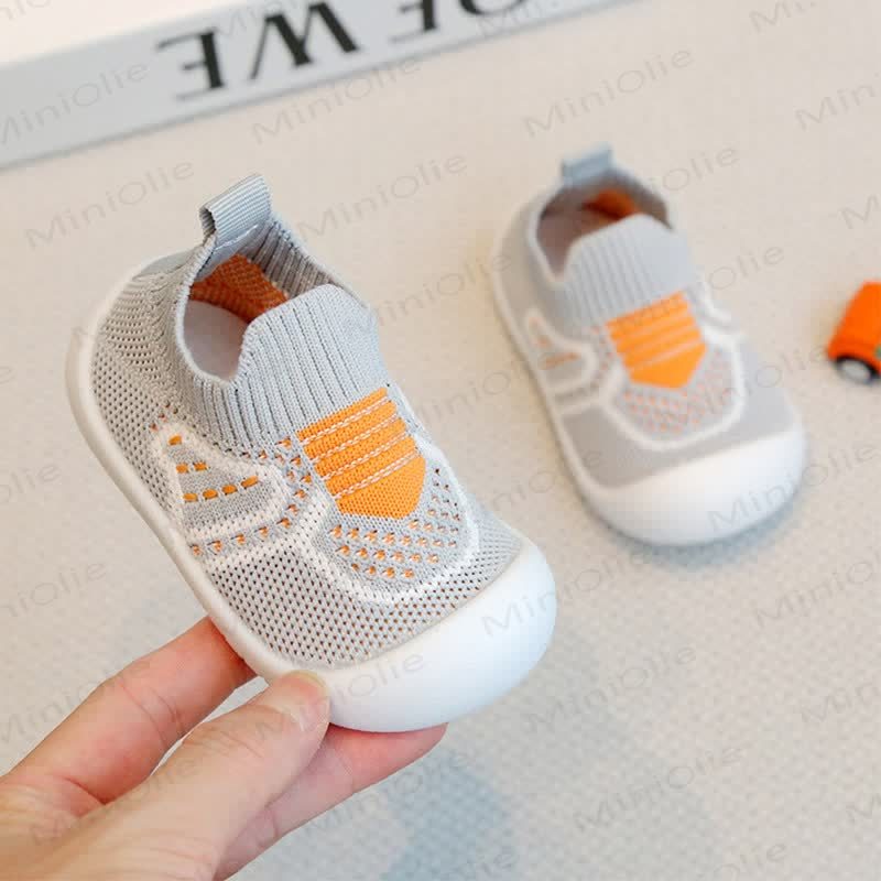 Baby Anti-slip Breathable Mesh Shoes - Grey - 10.5C - image 5