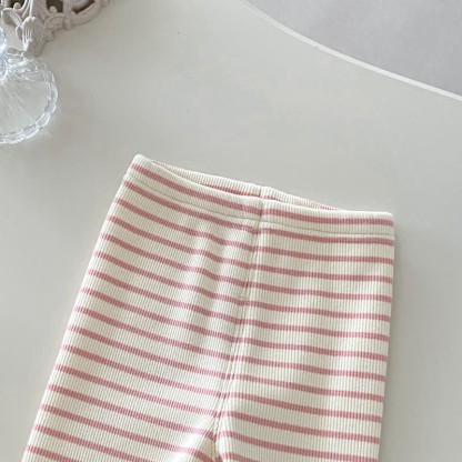 Baby Girl Mermaid Flower Quilted Pink Sweatshirt/Stripe Leggings - image 11