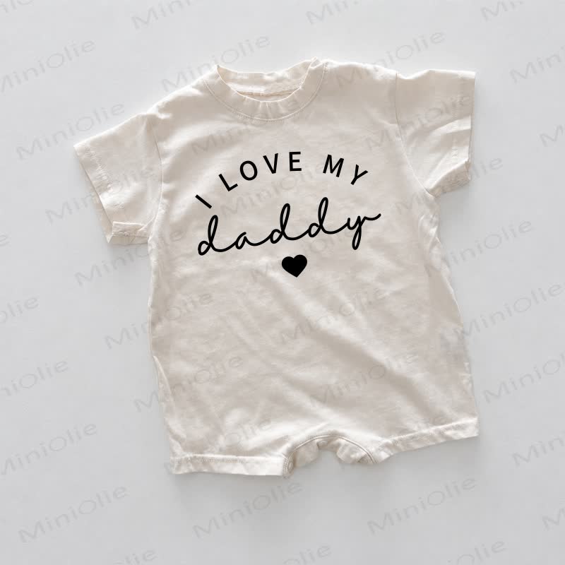 I LOVE MY DADDY Baby Romper - White - 18-24M - image 1