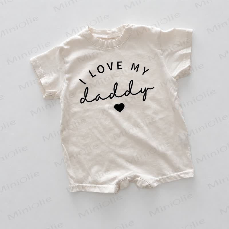 I LOVE MY DADDY Baby Romper - White - 18-24M - image 1