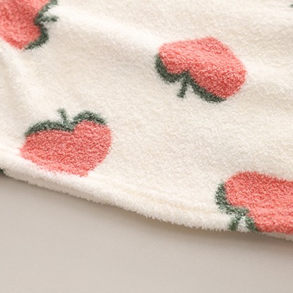 Toddler Strawberry Fleece Pajamas 2-piece Set - image 7