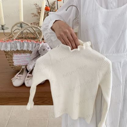 Toddler Girl Apple Denim Fleece Sleeveless Dress/White Top - White Top - 5-7T - image 7